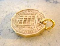 Vintage Pocket Watch Chain Fob 1965 Queen Elizabeth Threepenny Bit Old 3d Coin Fob (5 of 7) Vintage Pocket Watch Chain Fob 1965 Queen Elizabeth Threepenny Bit Old 3d Coin Fob (5 of 7)