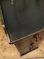 Black Painted Writing Desk with Drawers, Gothic Shabby Chic (15 of 15) Black Painted Writing Desk with Drawers, Gothic Shabby Chic (15 of 15)