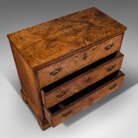 Antique Gentleman's English Burr Walnut Chest of Drawers - Georgian (8 of 12) Antique Gentleman's English Burr Walnut Chest of Drawers - Georgian (8 of 12)