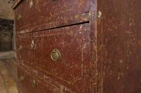 18th Century Gustavian Original Painted Commode - Red (11 of 15) 18th Century Gustavian Original Painted Commode - Red (11 of 15)