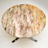 1960's Vintage Marble & Chrome Coffee Table (6 of 8) 1960's Vintage Marble & Chrome Coffee Table (6 of 8)