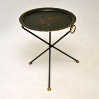 Antique Folding Tole Side Table (4 of 12) Antique Folding Tole Side Table (4 of 12)
