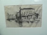 Excellent Early 20th Century Etching of Venice - Indistinctly Signed (2 of 5) Excellent Early 20th Century Etching of Venice - Indistinctly Signed (2 of 5)