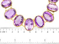 274.91ct Amethyst & 18ct Yellow Gold Rivière Necklace - Antique Victorian (9 of 12) 274.91ct Amethyst & 18ct Yellow Gold Rivière Necklace - Antique Victorian (9 of 12)