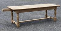 Large French Bleached Oak Farmhouse Table with Extensions (20 of 26) Large French Bleached Oak Farmhouse Table with Extensions (20 of 26)