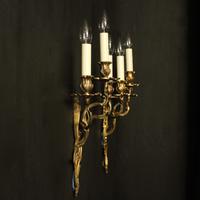 French Pair Of Antique Bronze Wall Sconces (9 of 10) French Pair Of Antique Bronze Wall Sconces (9 of 10)
