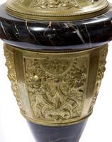 A Pair of Marble & Gilt Metal Urns (5 of 5) A Pair of Marble & Gilt Metal Urns (5 of 5)