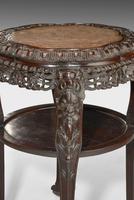 19th Century Chinese Hardwood Two Tier Stool (3 of 6) 19th Century Chinese Hardwood Two Tier Stool (3 of 6)