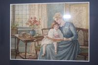 Antique Original Watercolour - Twin Interior Scenes - Mary Sophia Godlee 1860-1932 (5 of 5) Antique Original Watercolour - Twin Interior Scenes - Mary Sophia Godlee 1860-1932 (5 of 5)