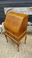 Lovely Antique Design Burr Walnut Bureau (5 of 9) Lovely Antique Design Burr Walnut Bureau (5 of 9)