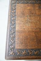 Arts & Crafts Carved Oak Drop Leaf Table (4 of 12) Arts & Crafts Carved Oak Drop Leaf Table (4 of 12)