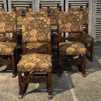 Set of 8 French Oak Dining Chairs (9 of 18) Set of 8 French Oak Dining Chairs (9 of 18)