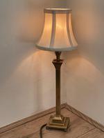 Antique Edwardian Table Brass Lamp Lighting With Shade (4 of 25) Antique Edwardian Table Brass Lamp Lighting With Shade (4 of 25)