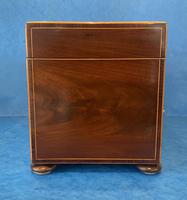 George III Mahogany Twin Canister Tea Caddy (9 of 17) George III Mahogany Twin Canister Tea Caddy (9 of 17)