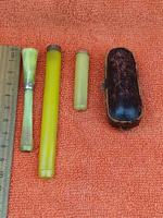 Antique 9ct Gold Hallmarked Amber Cheroot Holder 1904 HF & Others (8 of 9) Antique 9ct Gold Hallmarked Amber Cheroot Holder 1904 HF & Others (8 of 9)