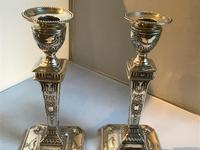 Fine Pair Solid Silver Victorian Candlesticks (4 of 7) Fine Pair Solid Silver Victorian Candlesticks (4 of 7)