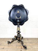 Antique Lacquered and Inlaid Chess Table (9 of 10) Antique Lacquered and Inlaid Chess Table (9 of 10)