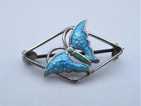 Charles Horner, Silver & Enamel Butterfly Brooch c 1910 (3 of 3) Charles Horner, Silver & Enamel Butterfly Brooch c 1910 (3 of 3)