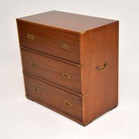 Antique Military Campaign Style Mahogany Chest of Drawers (10 of 10) Antique Military Campaign Style Mahogany Chest of Drawers (10 of 10)