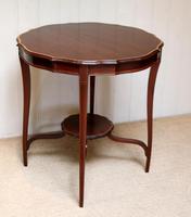 Inlaid Mahogany Circular Table (6 of 12) Inlaid Mahogany Circular Table (6 of 12)