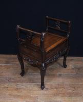 Antique Chinese Stool Hand Carved Piano Circa 1880 (10 of 10) Antique Chinese Stool Hand Carved Piano Circa 1880 (10 of 10)