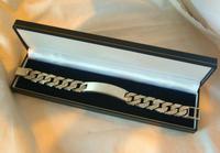 Vintage Sterling Silver Gentlemans ID Bracelet 66.7 Grams 8 3/4" Length (2 of 12) Vintage Sterling Silver Gentlemans ID Bracelet 66.7 Grams 8 3/4" Length (2 of 12)
