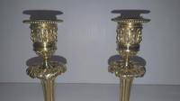 Pair of 19th Century Small Size Brass Candlesticks (3 of 4) Pair of 19th Century Small Size Brass Candlesticks (3 of 4)