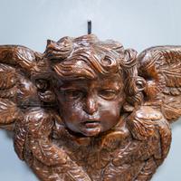 Carved Putto Head & Wings (5 of 9) Carved Putto Head & Wings (5 of 9)