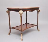 19th Century French Mahogany & Marble Top Occasional Table (2 of 12) 19th Century French Mahogany & Marble Top Occasional Table (2 of 12)