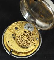 Superb Antique Silver Pair Case Pocket Watch Fusee Verge Escapement Key Wind Enamel Dial Johnson London (3 of 8) Superb Antique Silver Pair Case Pocket Watch Fusee Verge Escapement Key Wind Enamel Dial Johnson London (3 of 8)
