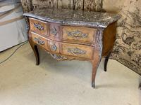 19th Century French Inlaid Commode with Marble Top (3 of 6) 19th Century French Inlaid Commode with Marble Top (3 of 6)