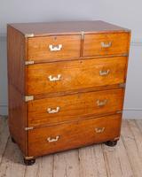 19th Century Mahogany Campaign Chest with Inset Brass Handles (5 of 10) 19th Century Mahogany Campaign Chest with Inset Brass Handles (5 of 10)