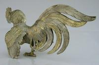 Rare Large Sterling Silver Cockerel Cock Fighting Bird Figure 1966 Antique 132g (4 of 9) Rare Large Sterling Silver Cockerel Cock Fighting Bird Figure 1966 Antique 132g (4 of 9)