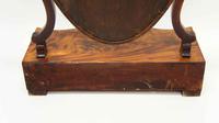 George III Mahogany Serpentine fronted, shield dressing table mirror (12 of 16) George III Mahogany Serpentine fronted, shield dressing table mirror (12 of 16)