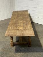 Nice Large Bleached Oak Farmhouse Dining Table With Extensions (30 of 35) Nice Large Bleached Oak Farmhouse Dining Table With Extensions (30 of 35)