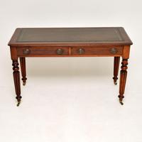 Antique William IV Mahogany Leather Top Writing Table / Desk (8 of 9) Antique William IV Mahogany Leather Top Writing Table / Desk (8 of 9)
