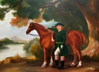 Lovely Large Primitive School Rococo Framed Oil Portrait Painting Horse & Rider (7 of 13) Lovely Large Primitive School Rococo Framed Oil Portrait Painting Horse & Rider (7 of 13)