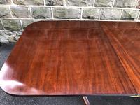Antique Mahogany Twin Pillar Extending Dining Table (5 of 11) Antique Mahogany Twin Pillar Extending Dining Table (5 of 11)