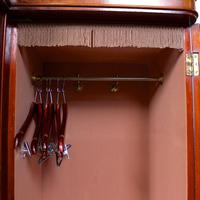 Triple Breakfront Wardrobe Mirrored Mahogany 19th Century (8 of 13) Triple Breakfront Wardrobe Mirrored Mahogany 19th Century (8 of 13)