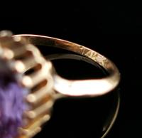 Vintage Colour Change Sapphire Cocktail Ring, 14k Yellow Gold (7 of 9) Vintage Colour Change Sapphire Cocktail Ring, 14k Yellow Gold (7 of 9)