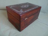 Inlaid Rosewood Jewellery Box c.1845 (5 of 10) Inlaid Rosewood Jewellery Box c.1845 (5 of 10)