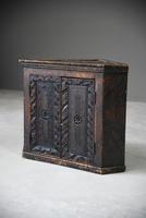 Grained Carved Rustic Hanging Cupboard (7 of 12) Grained Carved Rustic Hanging Cupboard (7 of 12)