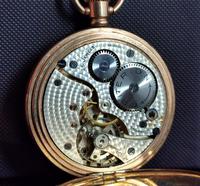 Art Deco Gold Plated Full Hunter Pocket Watch (9 of 11) Art Deco Gold Plated Full Hunter Pocket Watch (9 of 11)