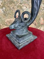 19th Century Bronze Lamp in the Form of a Goat or Ram (2 of 6) 19th Century Bronze Lamp in the Form of a Goat or Ram (2 of 6)