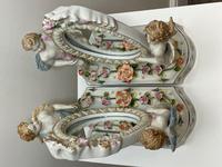Pair of Small Dresden Victorian Style Porcelain Cherub Table Mirrors (32 of 60) Pair of Small Dresden Victorian Style Porcelain Cherub Table Mirrors (32 of 60)