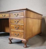 Antique Burr Walnut Partners Desk (7 of 12) Antique Burr Walnut Partners Desk (7 of 12)