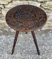 Small Antique Anglo Indian Carved Table (3 of 17) Small Antique Anglo Indian Carved Table (3 of 17)