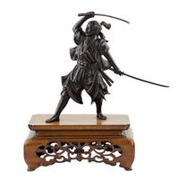 Japanese Bronze Sculpture of a Samurai Warrior - Japan, Meiji - 19th Century / 20th Century