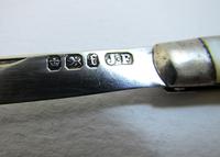 Antique Victorian 1898 Small Solid Sterling Silver Mother of Pearl Mop English Folding Pocket Fruit Penknife (4 of 5) Antique Victorian 1898 Small Solid Sterling Silver Mother of Pearl Mop English Folding Pocket Fruit Penknife (4 of 5)