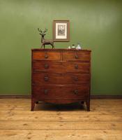 Antique 19th century Mahogany Bow Chest of Drawers, Country House Chest (15 of 18) Antique 19th century Mahogany Bow Chest of Drawers, Country House Chest (15 of 18)